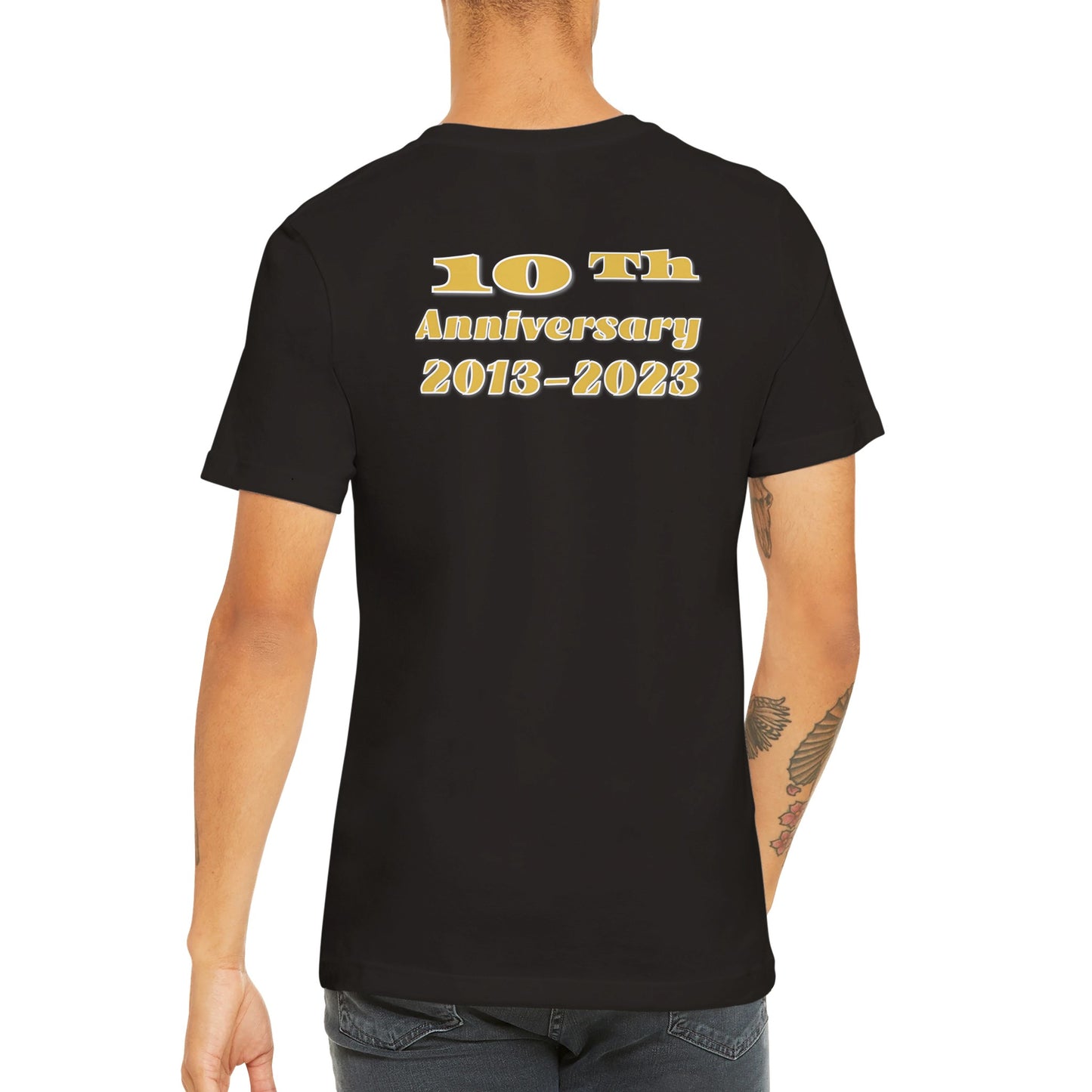 10 Th Anniversary 2013-2023 Premium Unisex Crewneck T-shirt