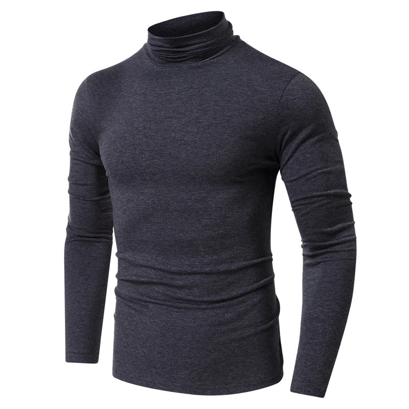 Turtleneck bottoming shirt men's clothing t-shirt