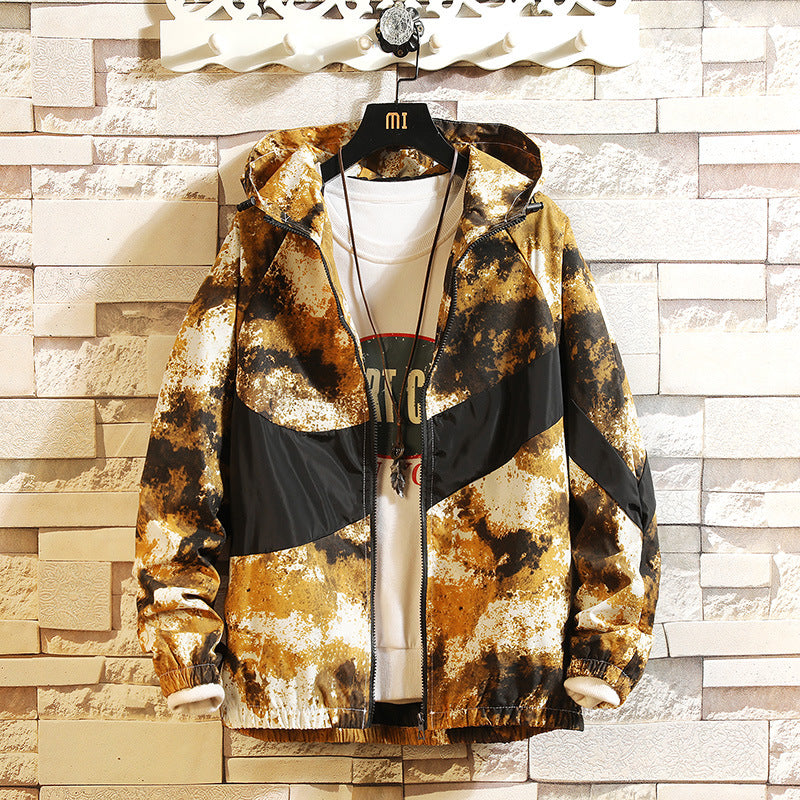 Loose Jacket Coat Couple Camouflage Clothing