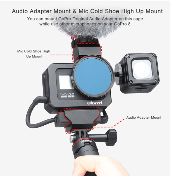 Sports Camera Anti-fall Cold Boots Expand Vlog Camera Photography