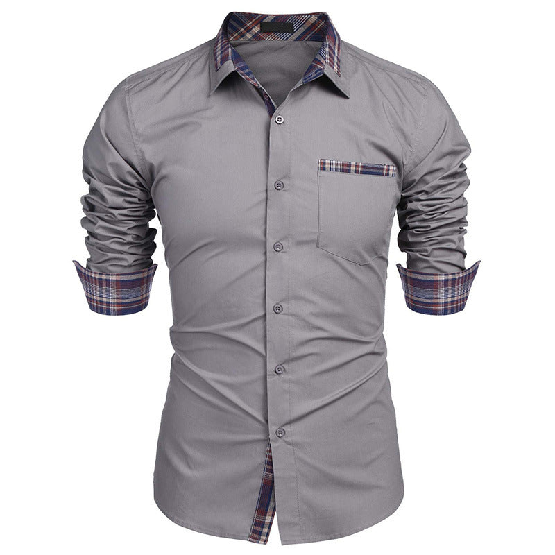 Men's Long-sleeved Autumn And Winter Clothing Shirt