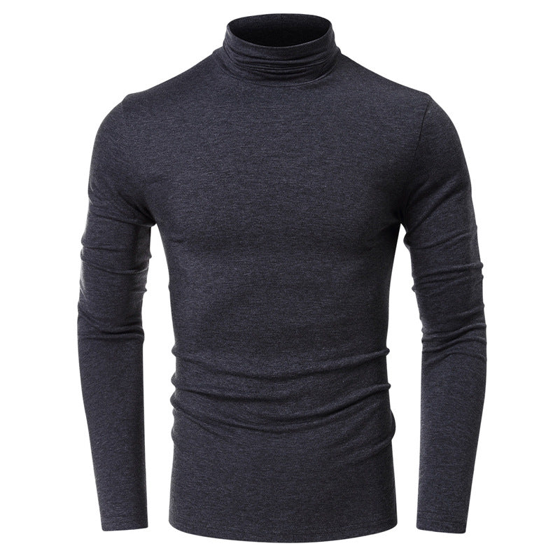 Turtleneck bottoming shirt men's clothing t-shirt