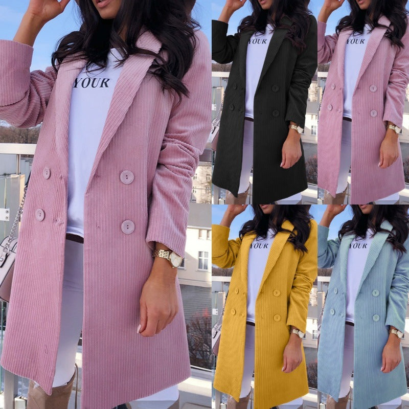 Candy color slim coat suit woman