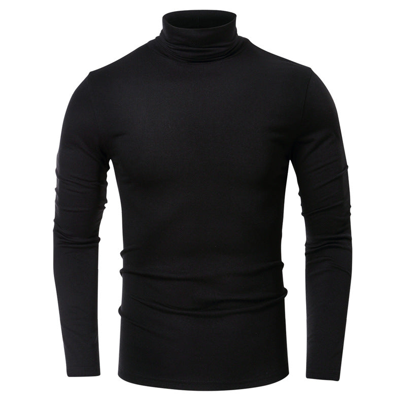 Turtleneck bottoming shirt men's clothing t-shirt