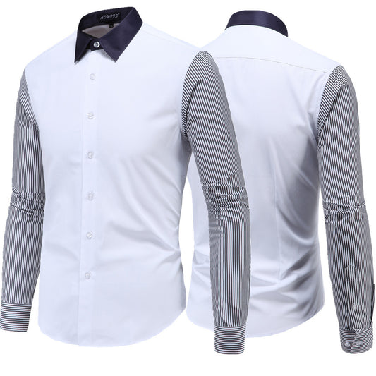 Simple Casual Korean Fashion Work Men'S Clothing