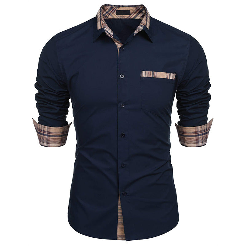 Men's Long-sleeved Autumn And Winter Clothing Shirt