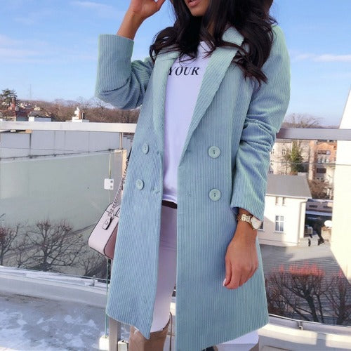 Candy color slim coat suit woman