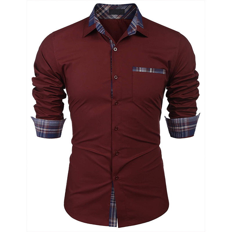 Men's Long-sleeved Autumn And Winter Clothing Shirt