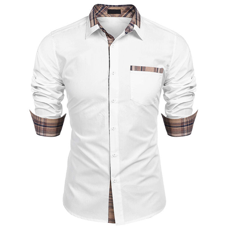 Men's Long-sleeved Autumn And Winter Clothing Shirt