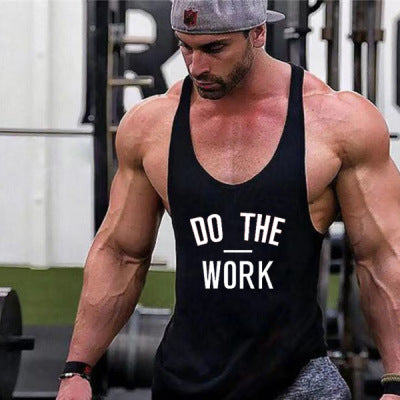 Sleeveless muscle sports training bodybuilding clothing