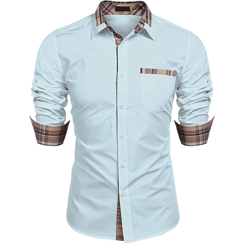 Men's Long-sleeved Autumn And Winter Clothing Shirt