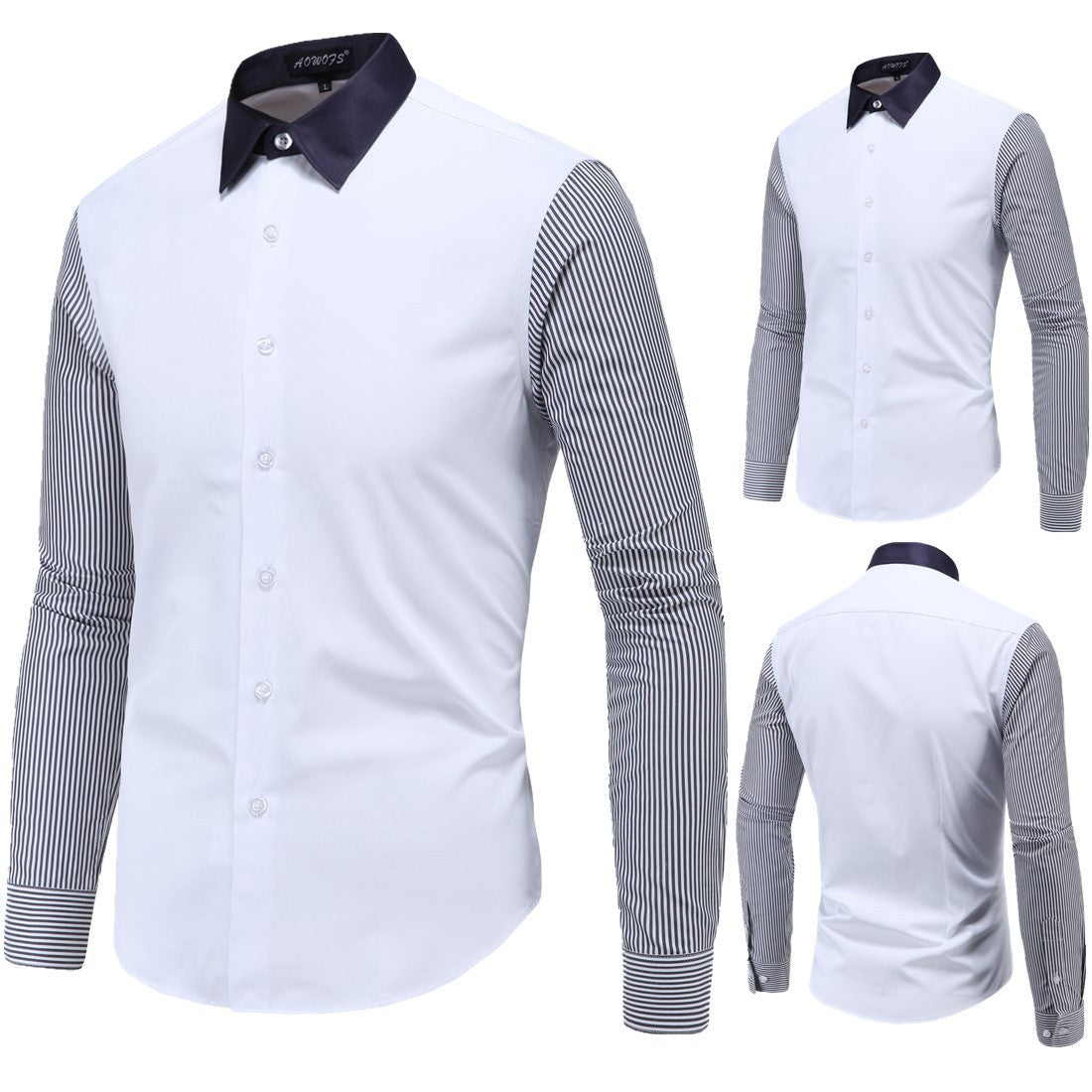 Simple Casual Korean Fashion Work Men'S Clothing